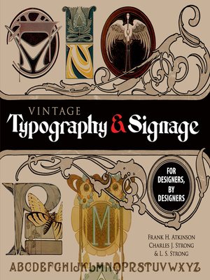 cover image of Vintage Typography and Signage